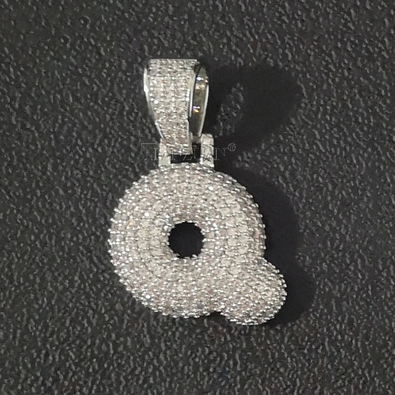 Moissanite Bogstav Pendant