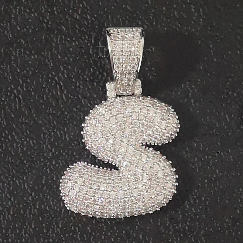 Moissanite Bogstav Pendant