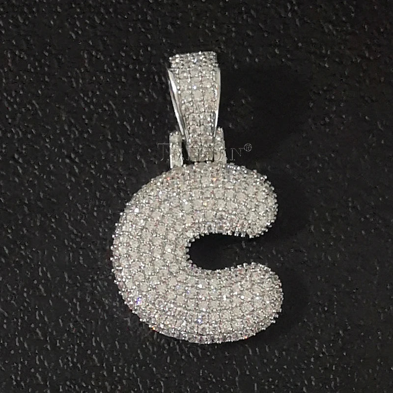 Moissanite Bogstav Pendant