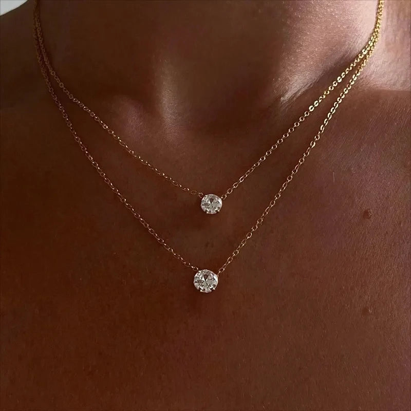 Moissanite Halskæde