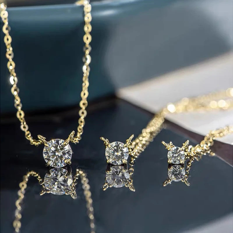 Moissanite Halskæde