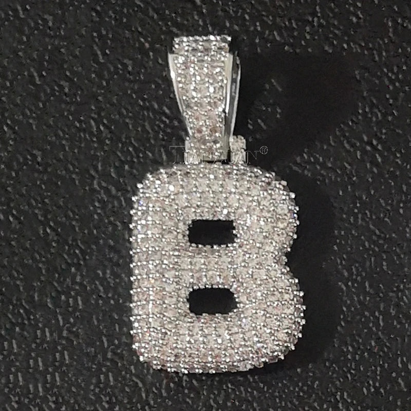 Moissanite Bogstav Pendant