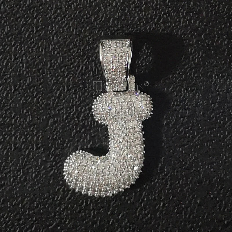 Moissanite Bogstav Pendant