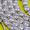 5MM Moissanite Tennis Chain Pure Silver Necklace High end Accessory GRA Certified Men and Women Hip hop Jewelry Gift