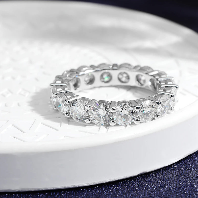 5mm Moissanite Række Ring