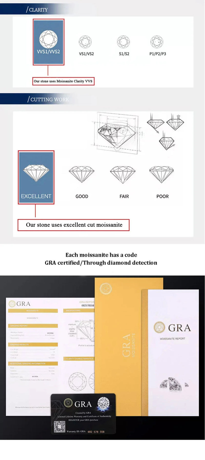 5MM Moissanite Tennis Chain Pure Silver Necklace High end Accessory GRA Certified Men and Women Hip hop Jewelry Gift