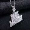 Moissanite Iced Out “Fast Money” Pendant