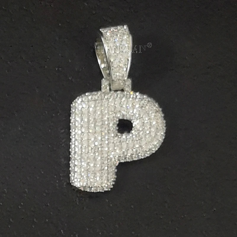 Moissanite Bogstav Pendant