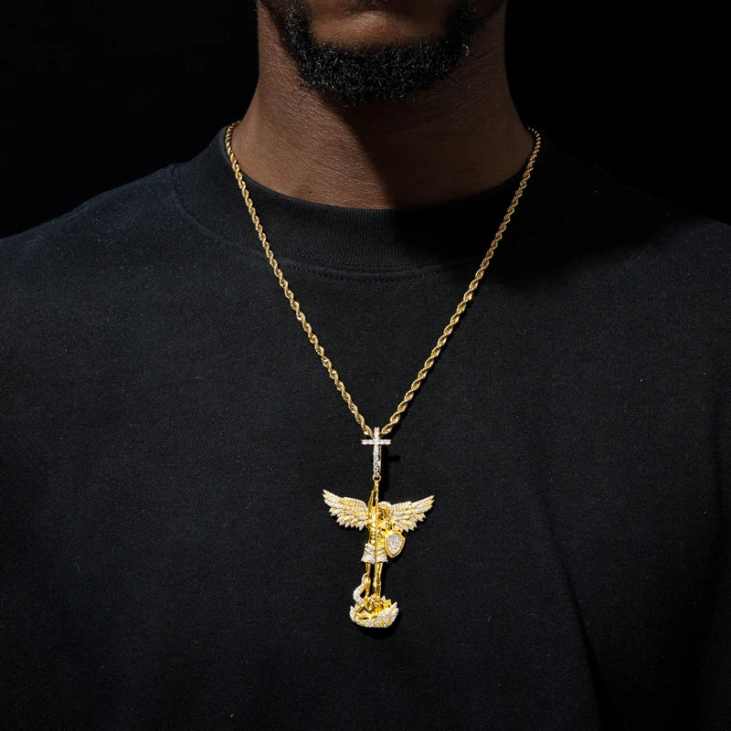 Moissanite AK Pendant