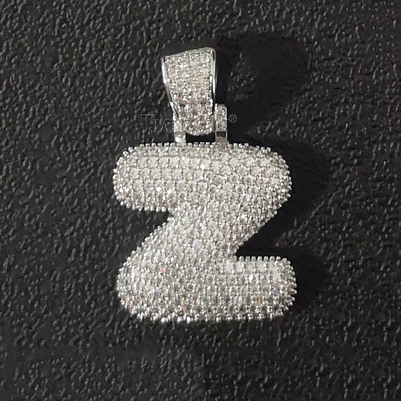 Moissanite Bogstav Pendant