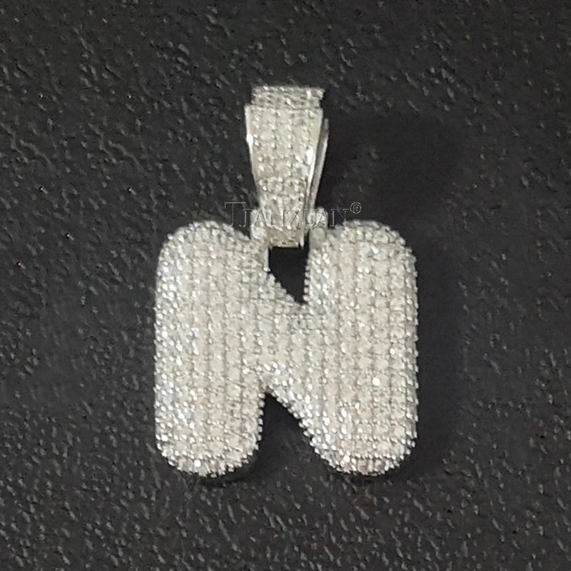 Moissanite Bogstav Pendant