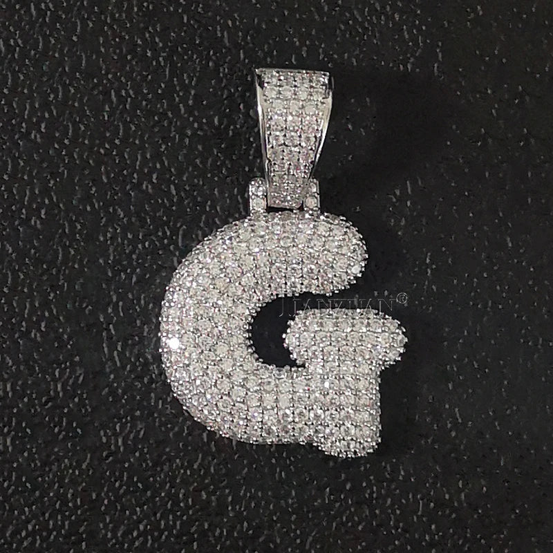 Moissanite Bogstav Pendant